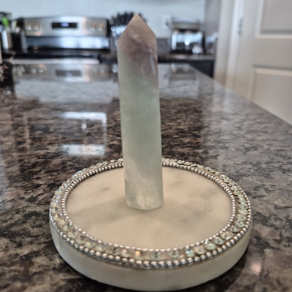 Natural Fluorite Crystal Point Obelisk Tower #M - Picture 5 of 8